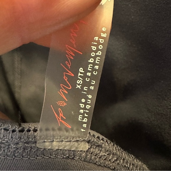 NWOT FP Movement Never Better One-Piece XS Blue Gray Strappy Back Onesie - Picture 4 of 4